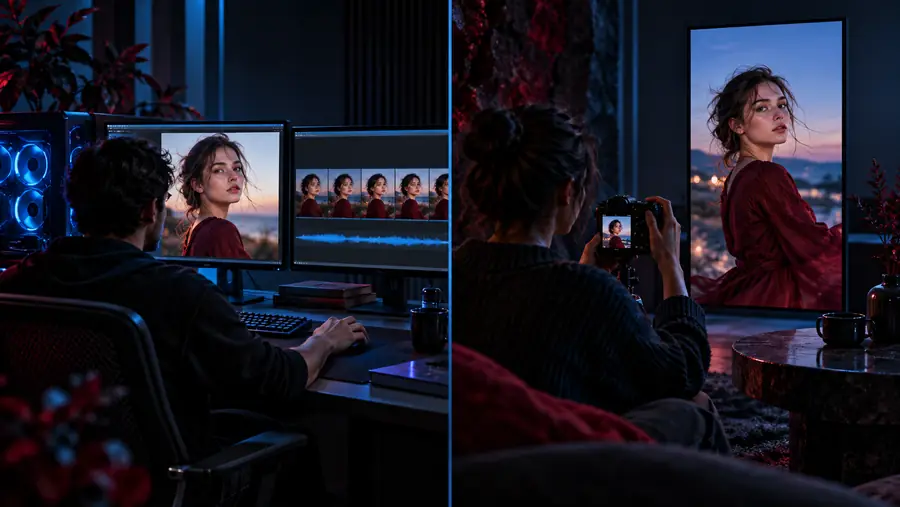 Comparison of LivePortrait workflow options