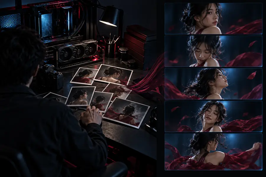Animated portrait result from a LivePortrait workflow