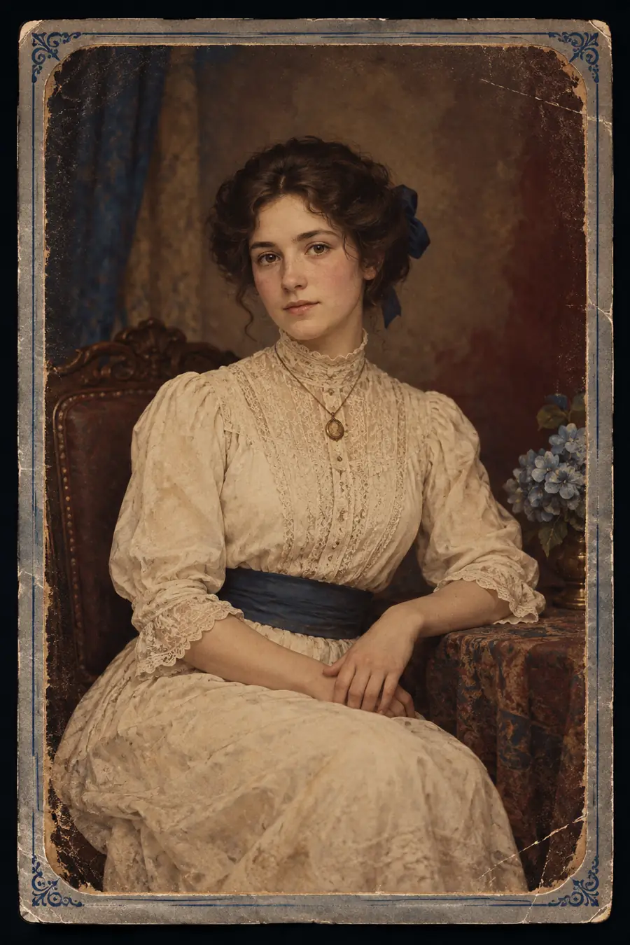 Still portrait before animation