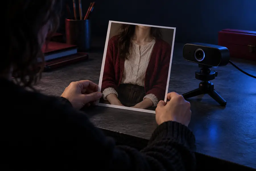 Portrait source prepared for an online LivePortrait workflow