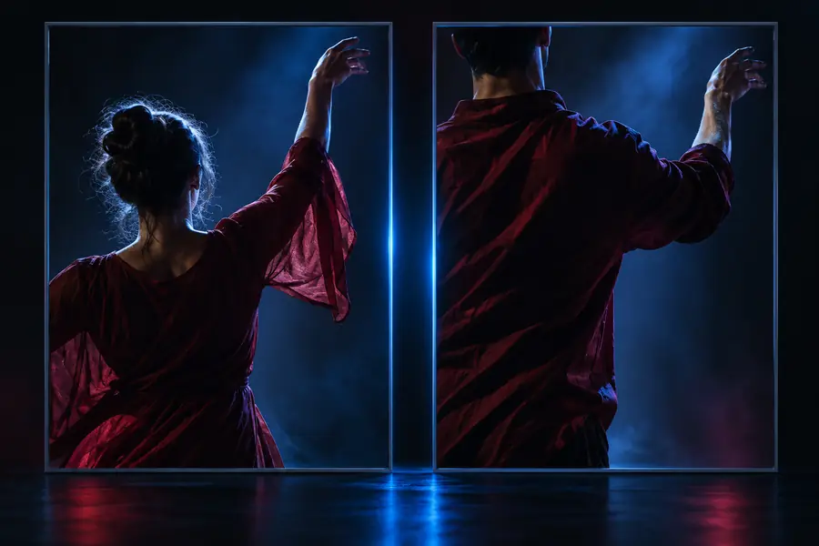 Portrait after motion transfer