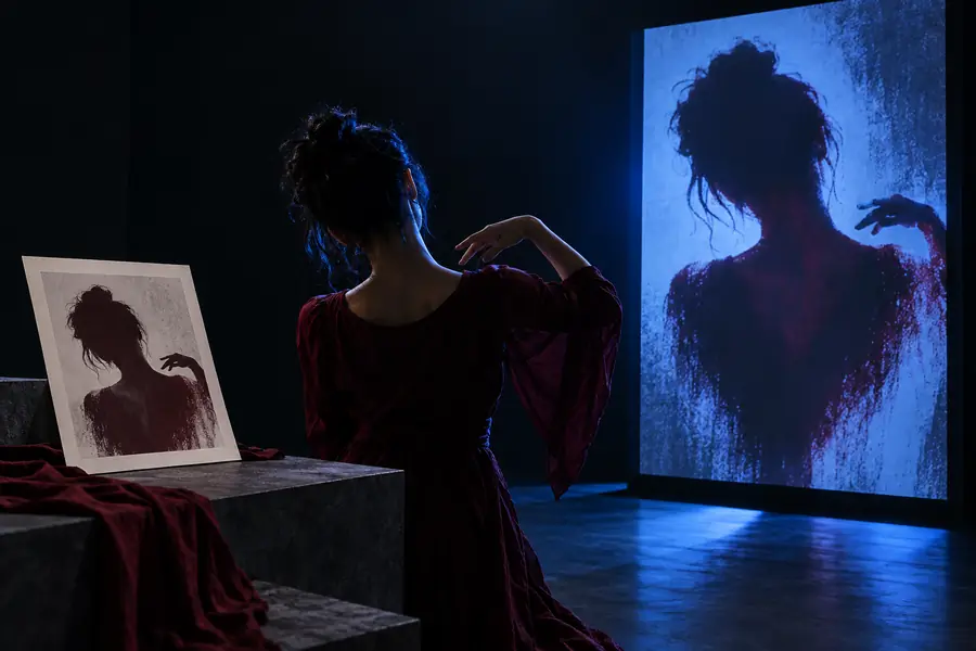 Animated portrait result created from a motion source